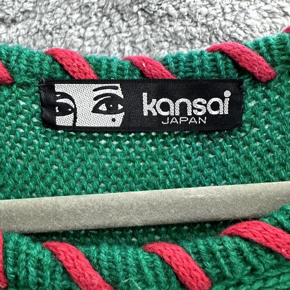 Vintage Kansai Yamamoto Women's Boxy Knit Sweater Multicolor Perfect Condition‎ - Picture 4 of 12